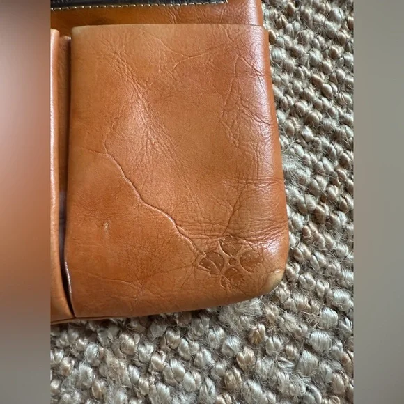 Patricia Nash Granada Brown Leather Crossbody Bag. - Picture 6 of 12